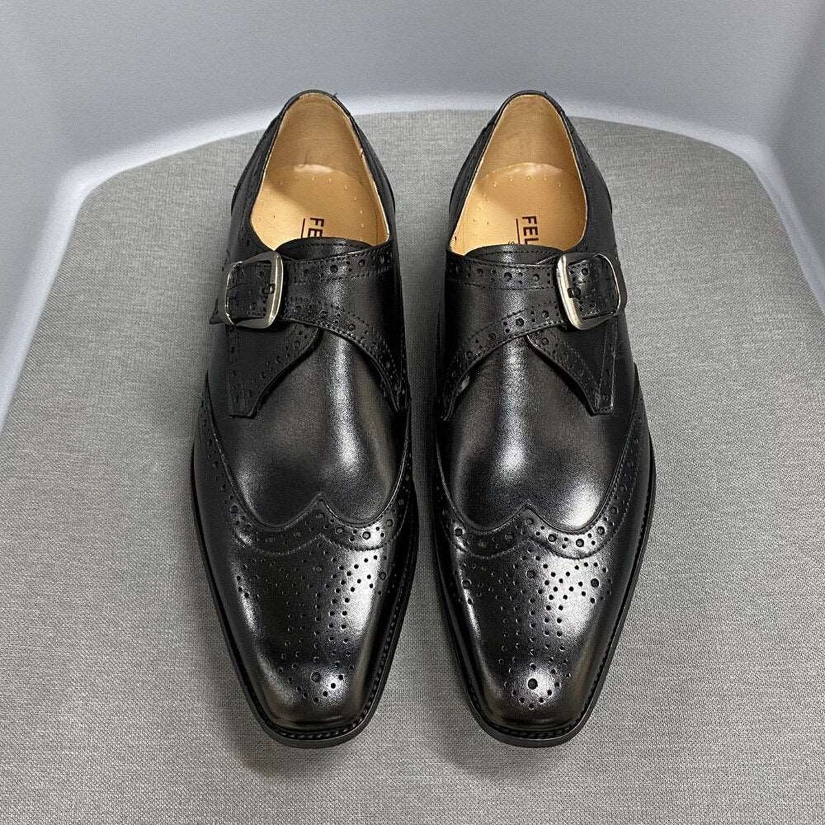 Italian Wingtip Oxfords: Luxury Leather Dress Shoes for Men