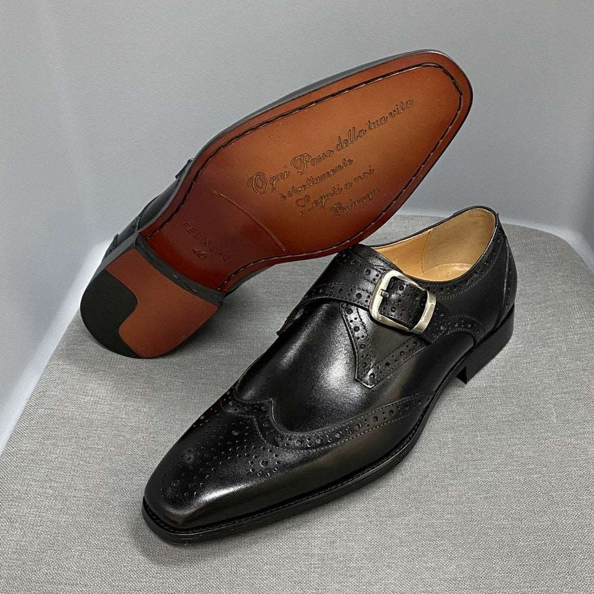 Italian Wingtip Oxfords: Luxury Leather Dress Shoes for Men