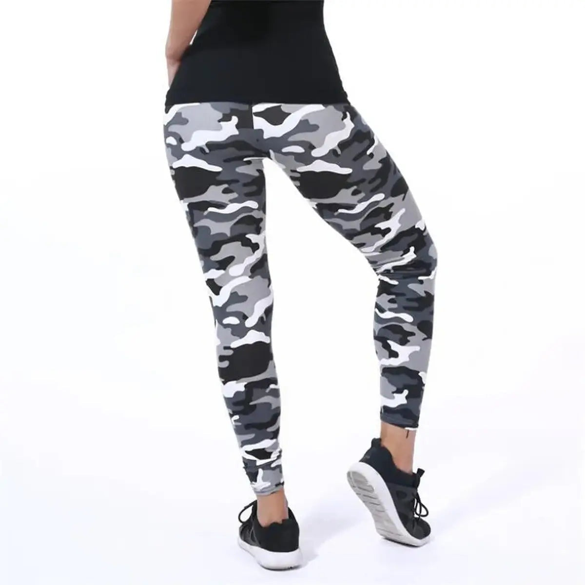 Camouflage Woman's Leggings Slim Stretch Yoga Trouser