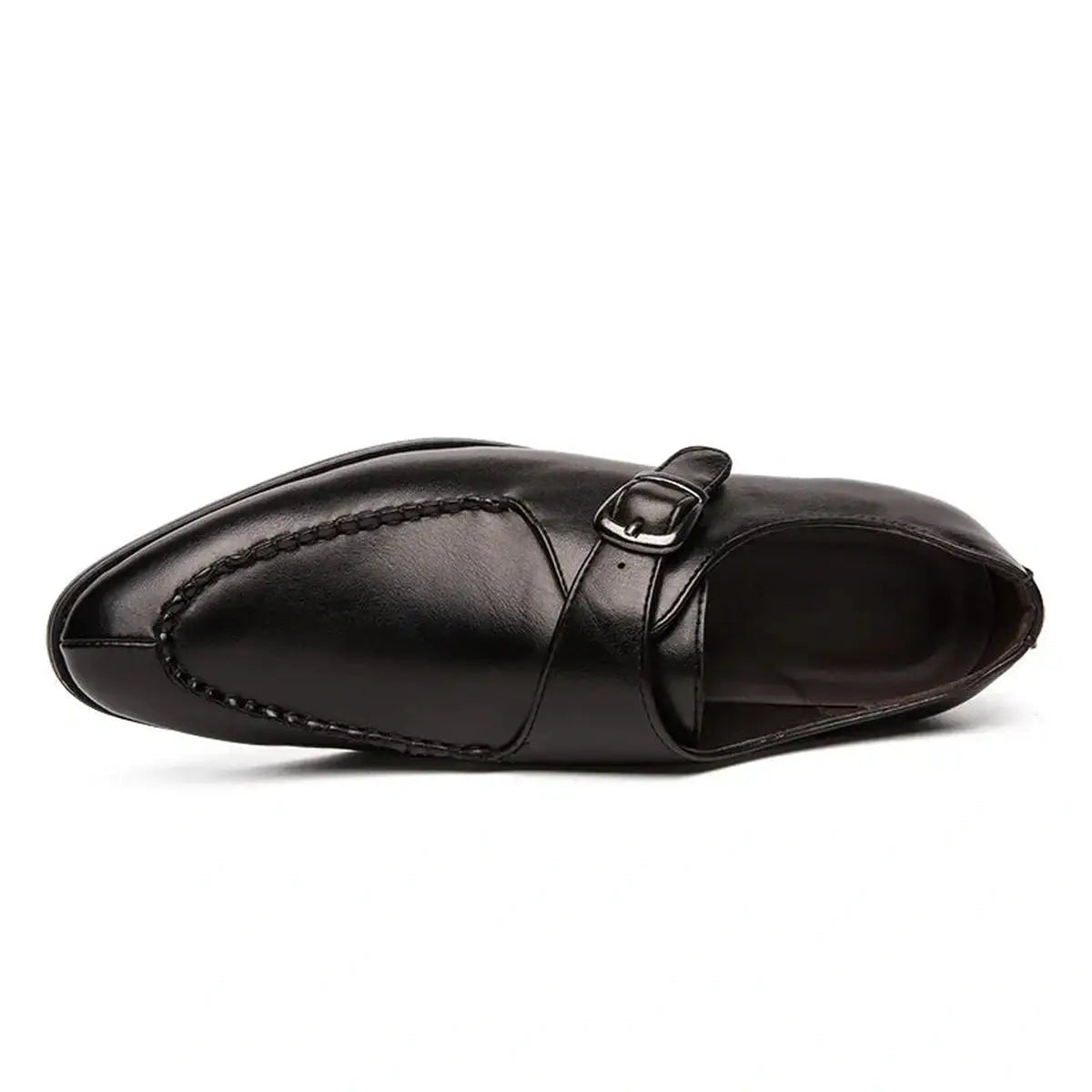Men Luxury Leather Shoes with Classic Buckle