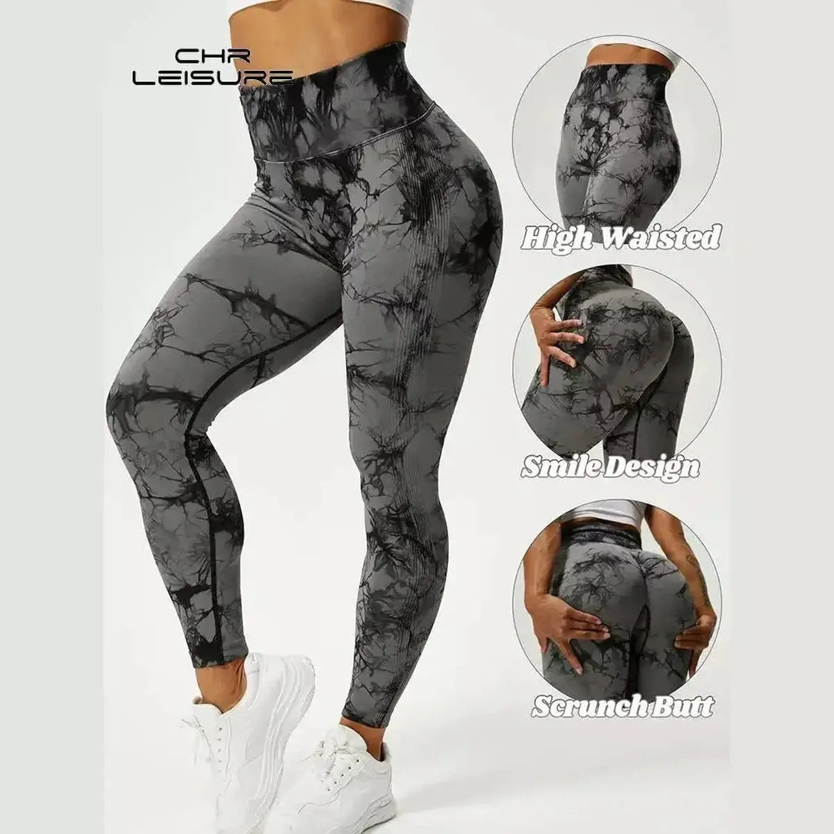 Push Up High Waist Leggings Stretch Athletic Pants for Women