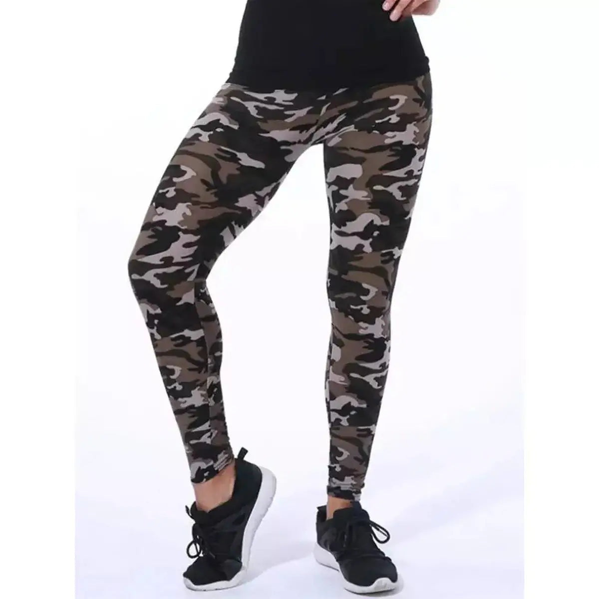 Camouflage Woman's Leggings Slim Stretch Yoga Trouser