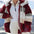 Winter Warm Plush Pocket Hooded Loose Lady Outerwear Coat
