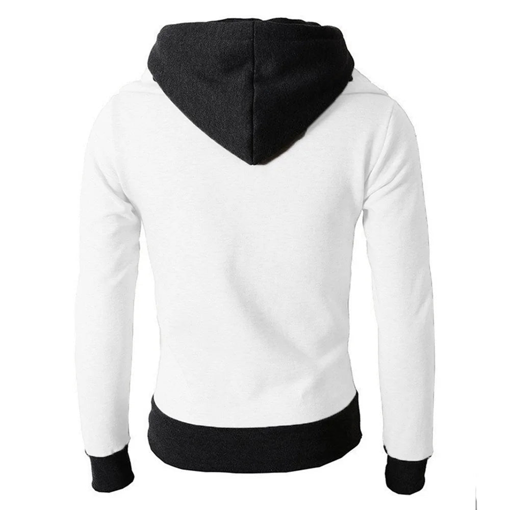 Men Casual Fleece Coats Bomber Jacket Scarf Collar Fashion