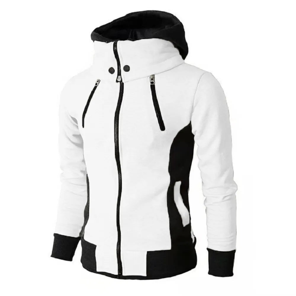 Men Winter Thermal Fleece Jacket for Outdoors Sports