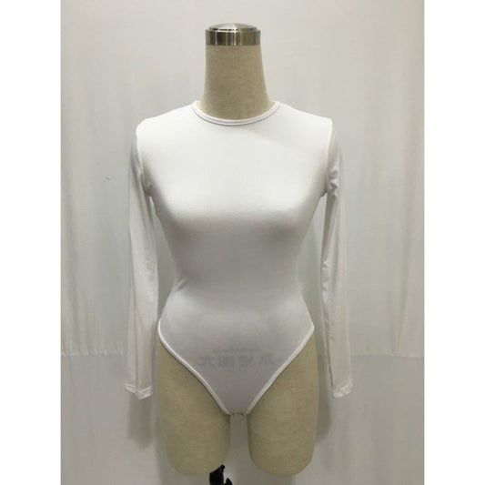 Chic Long Sleeve Bodycon Romper Bodysuit for Women