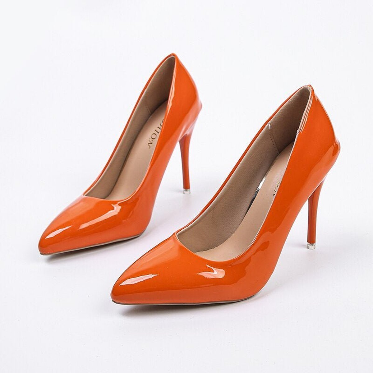 Stiletto Women's high heel shoes with Fashionable patent pumps