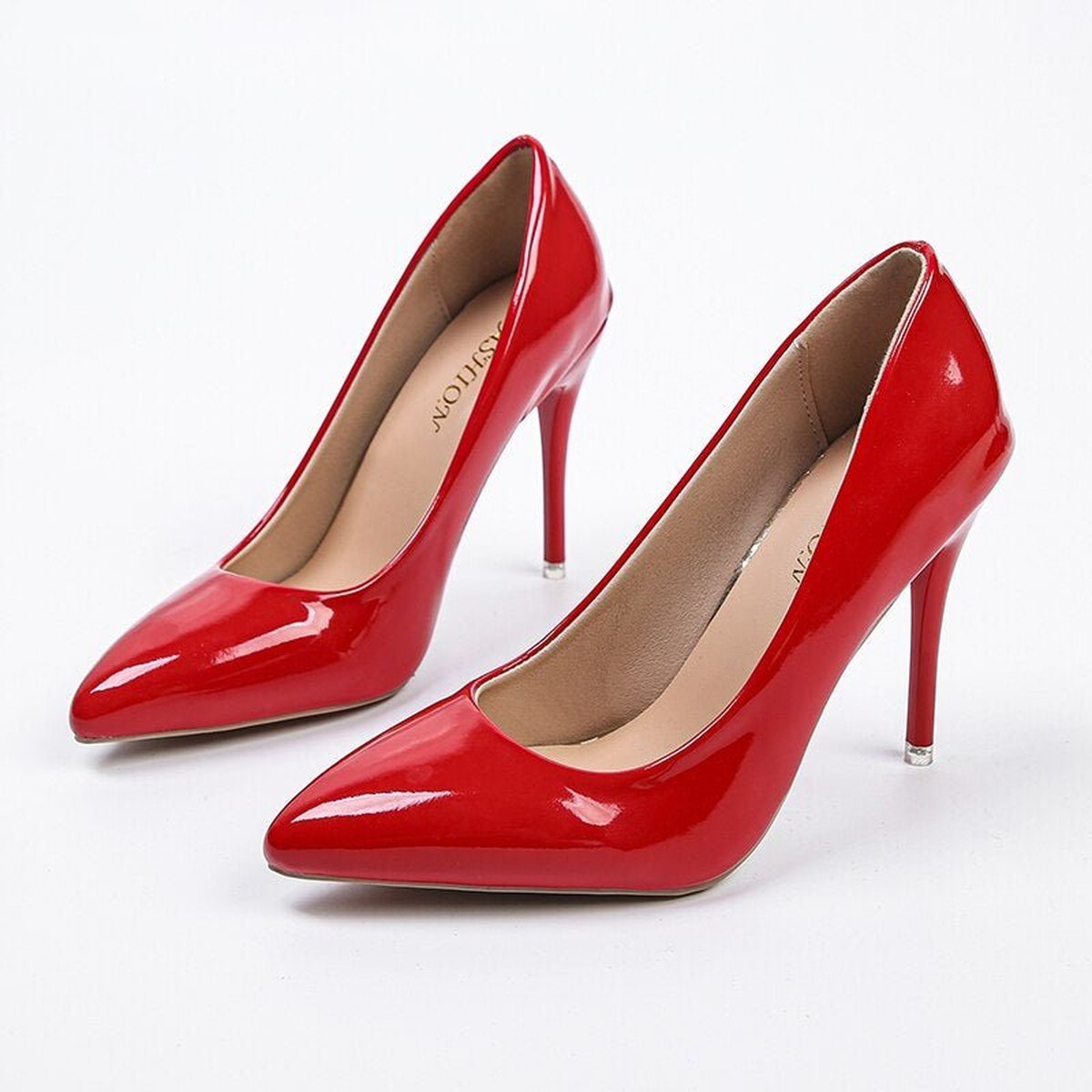 Stiletto Women's high heel shoes with Fashionable patent pumps