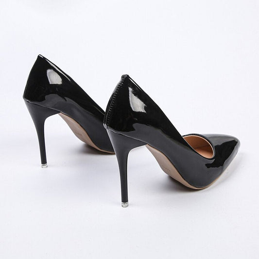 Stiletto Women's high heel shoes with Fashionable patent pumps