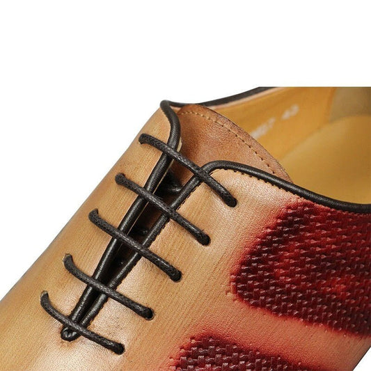 Premium Genuine Leather Oxford Shoes for Men - Elevate Your Formal Style