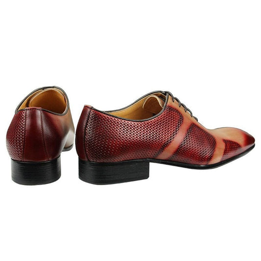 Premium Genuine Leather Oxford Shoes for Men - Elevate Your Formal Style